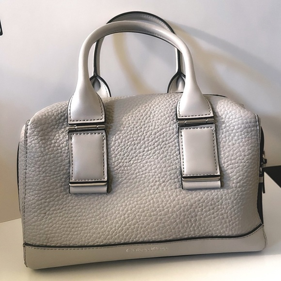 Calvin Klein Light Gray Satchel - Picture 4 of 16